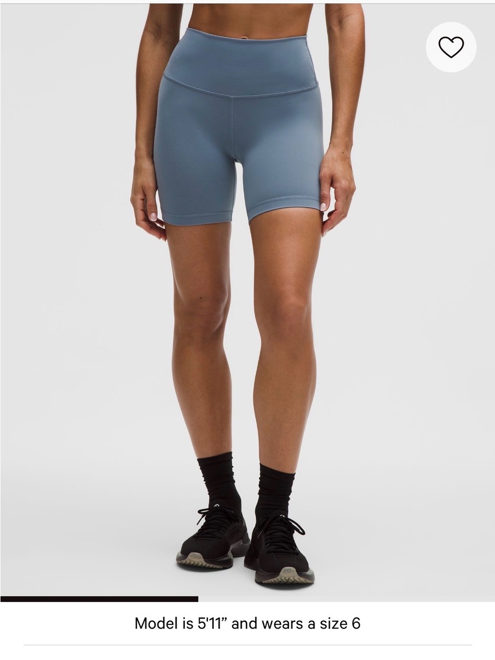 Like-New: Lululemon Wunder Train Biker Shorts